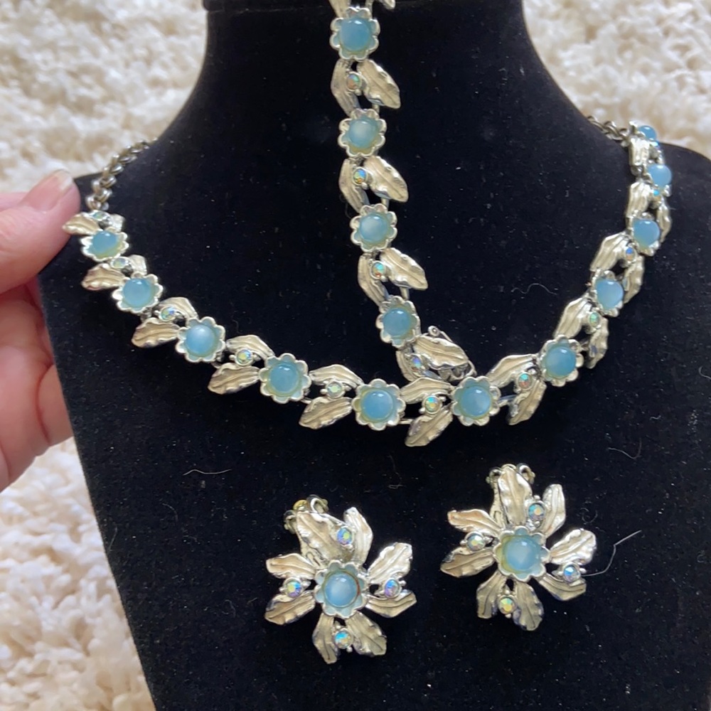 Vintage Judy Lee Necklace and Earrings